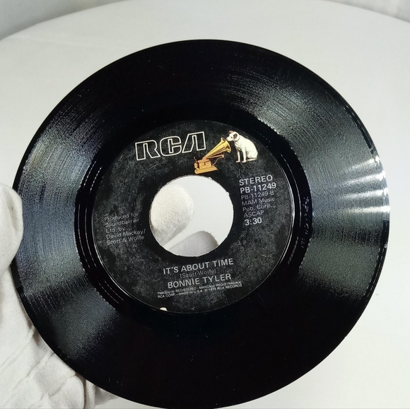 Bonnie Tyler It's About Time/It's A Heartache 45 RPM Vinyl Record - Picture 10 of 10